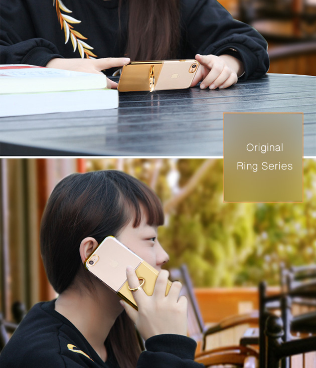เคสใส S8 , S8 Plus มีแหวนด้านหลัง
